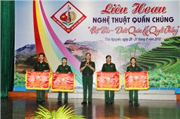 Liên hoan nghệ thuật quần chúng LLVT Quân khu lần thứ XII thành công tốt đẹp